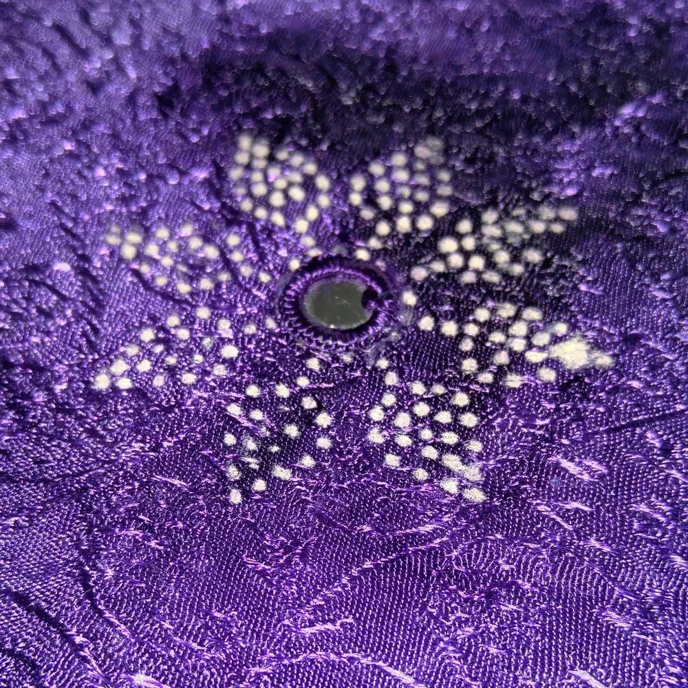 Dark Purple Scarf or Wrap w/ Fringe 42